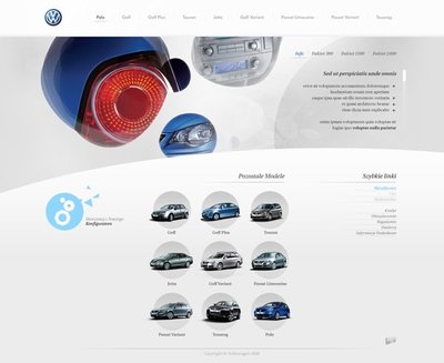 大众汽车网页设计 简洁、交互与品牌体验的完美融合