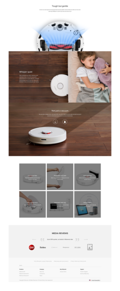 石头科技产品网页设计 融合创新与用户体验的数字化窗口